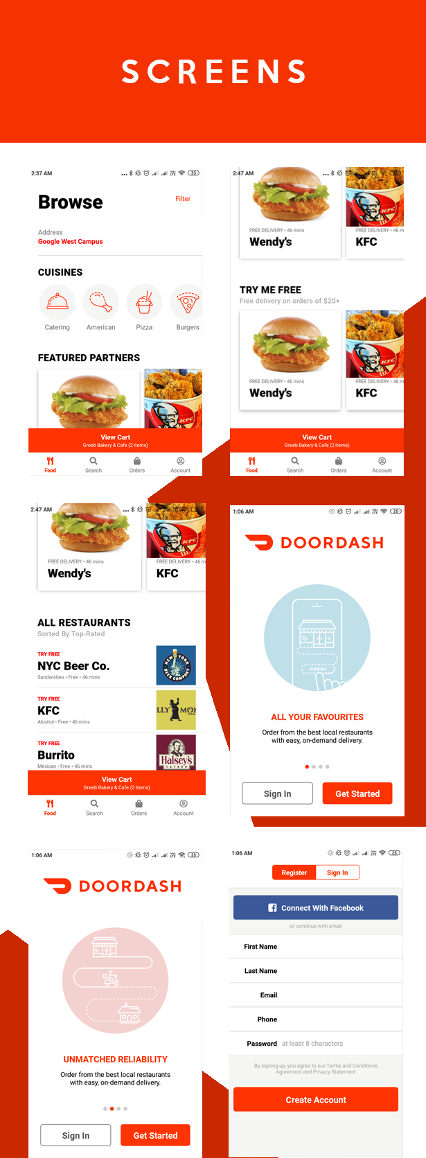 O tema nativo do FoodApp React - 5