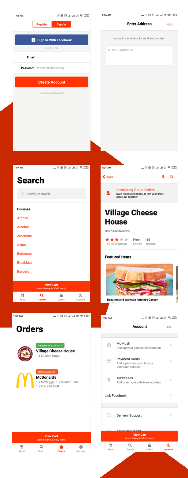 O tema nativo do FoodApp React - 6