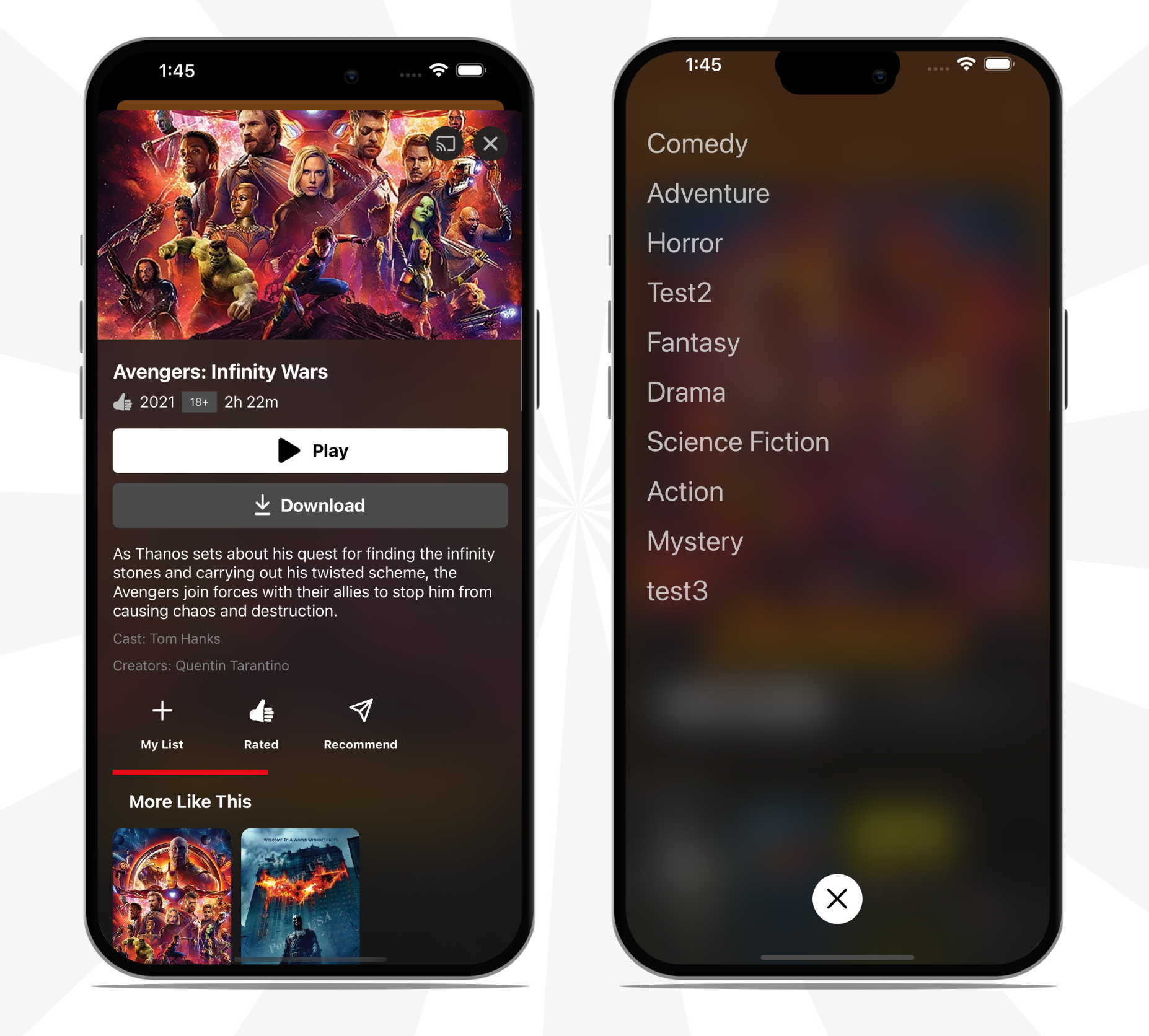 Neoflix React Native Theme - 10