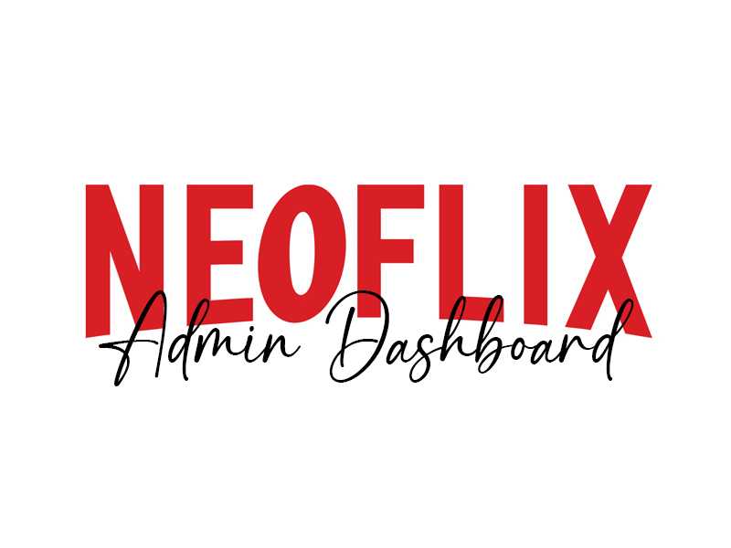 Neoflix Admin Dashboard